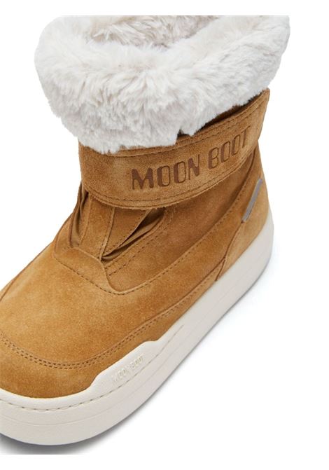 Brown faux-shearling suede boots Moon boot kids - kids MOON BOOT KIDS | 80D3440040KL003